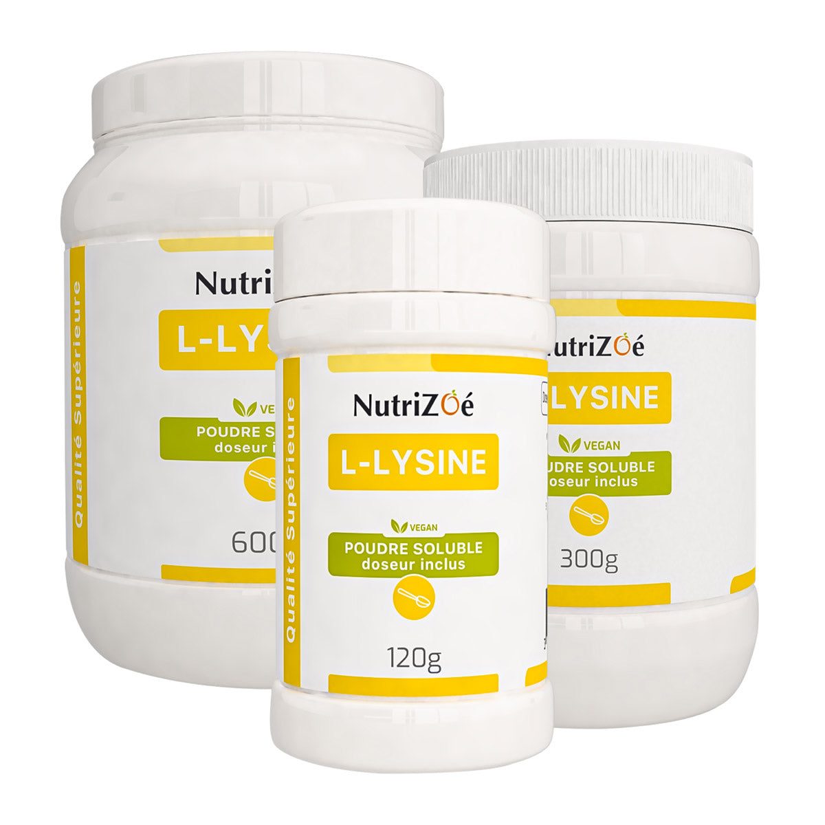 L-Lysine en poudre végane d'origine végétale | acide aminé | Nutrizoé