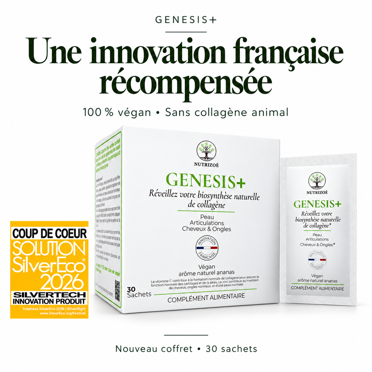 GENESIS+ : la biosynthèse naturelle du collagène