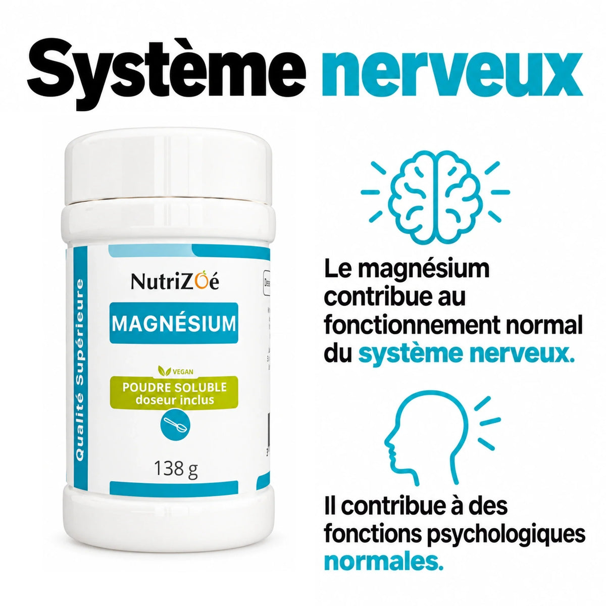 Magnésium citrate en poudre | magnesium citrate 138g 06 systeme nerveux