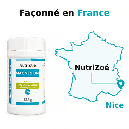 Magnésium citrate en poudre | magnesium citrate 138g 12 faconne france