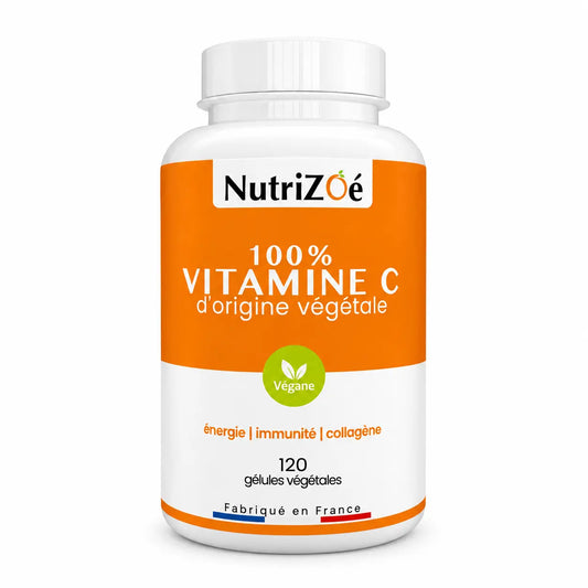 Vitamine C en gélules | vitamine c 120 gelules nutrizoe packshot